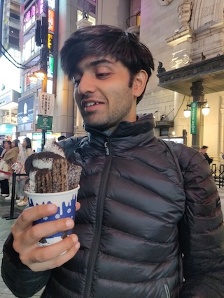 Me in Osaka with my first and most sincere love: Chocolate